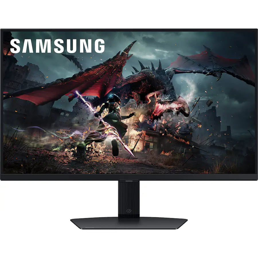 Samsung - 27” Odyssey G50D QHD IPS 180Hz 1ms AMD FreeSync and G-Sync Compatible Gaming Monitor with HDR 400 (DisplayPort, HDMI) - Black