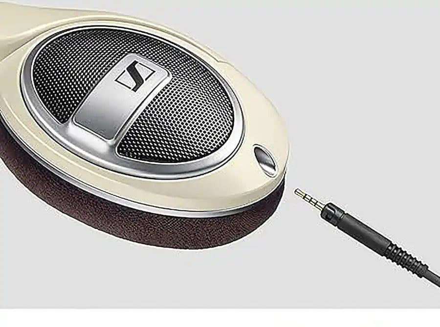 Sennheiser - HD 599 Wired Open Back Over-the-Ear Headphones HD 5 - Brown/Ivory/Matte Metallic