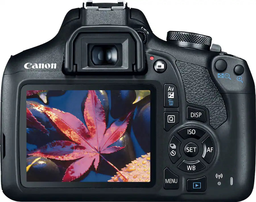Canon - EOS Rebel T7 DSLR Video Camera with 18-55mm Lens - Black