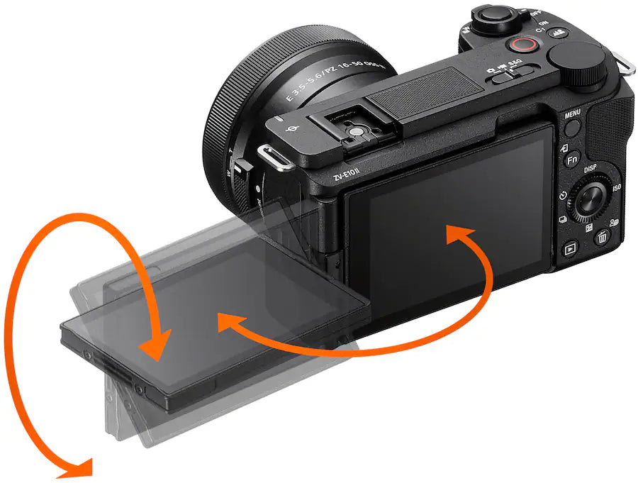 Sony - Alpha ZV-E10 II Mirrorless Content Creators’ Camera Kit with 16-50mm Lens - Black