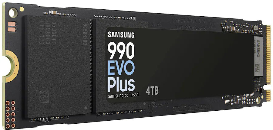 Samsung - 990 EVO PLUS SSD 4TB, PCIe Gen 4x4 | 5x2 M.2 2280, Speeds Up to 7,250 MB/s